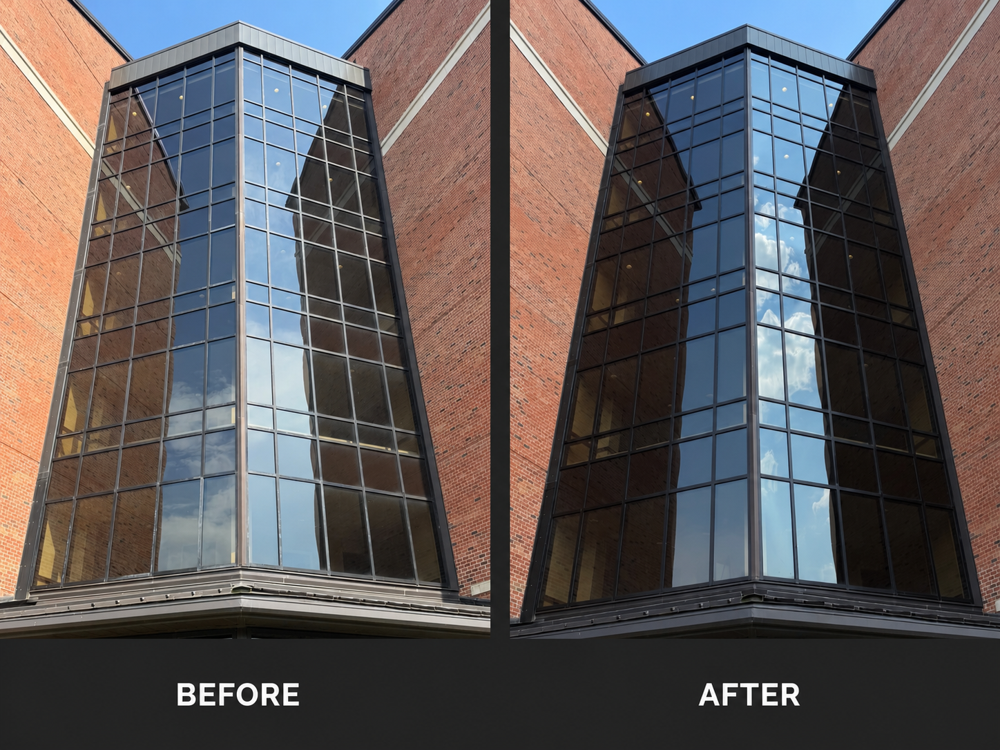 Concrete Cleaning before and after transformation by Limitless Exterior Cleaning
