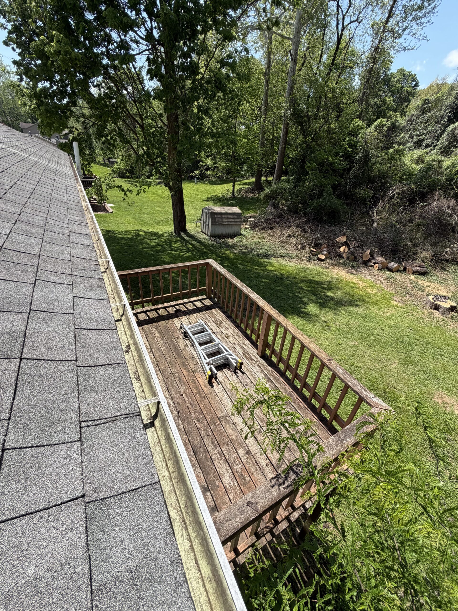 Exterior Cleaning Gallery roof washing project