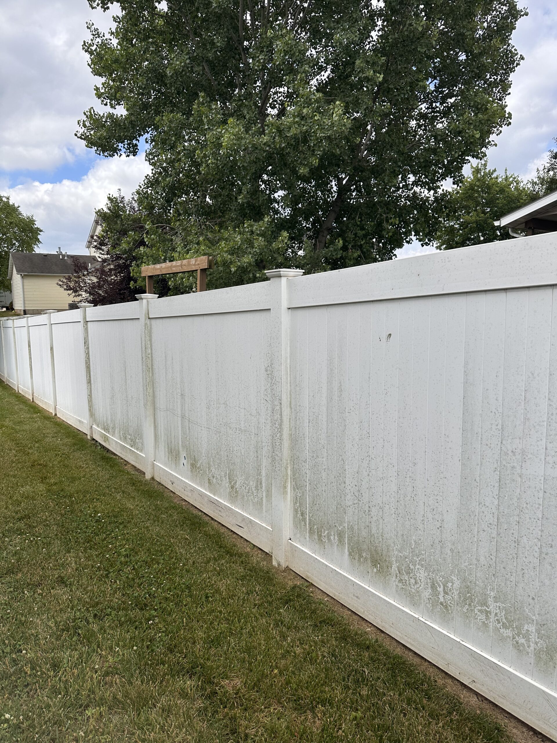Limitless Exterior Cleaning surface before professional cleaning