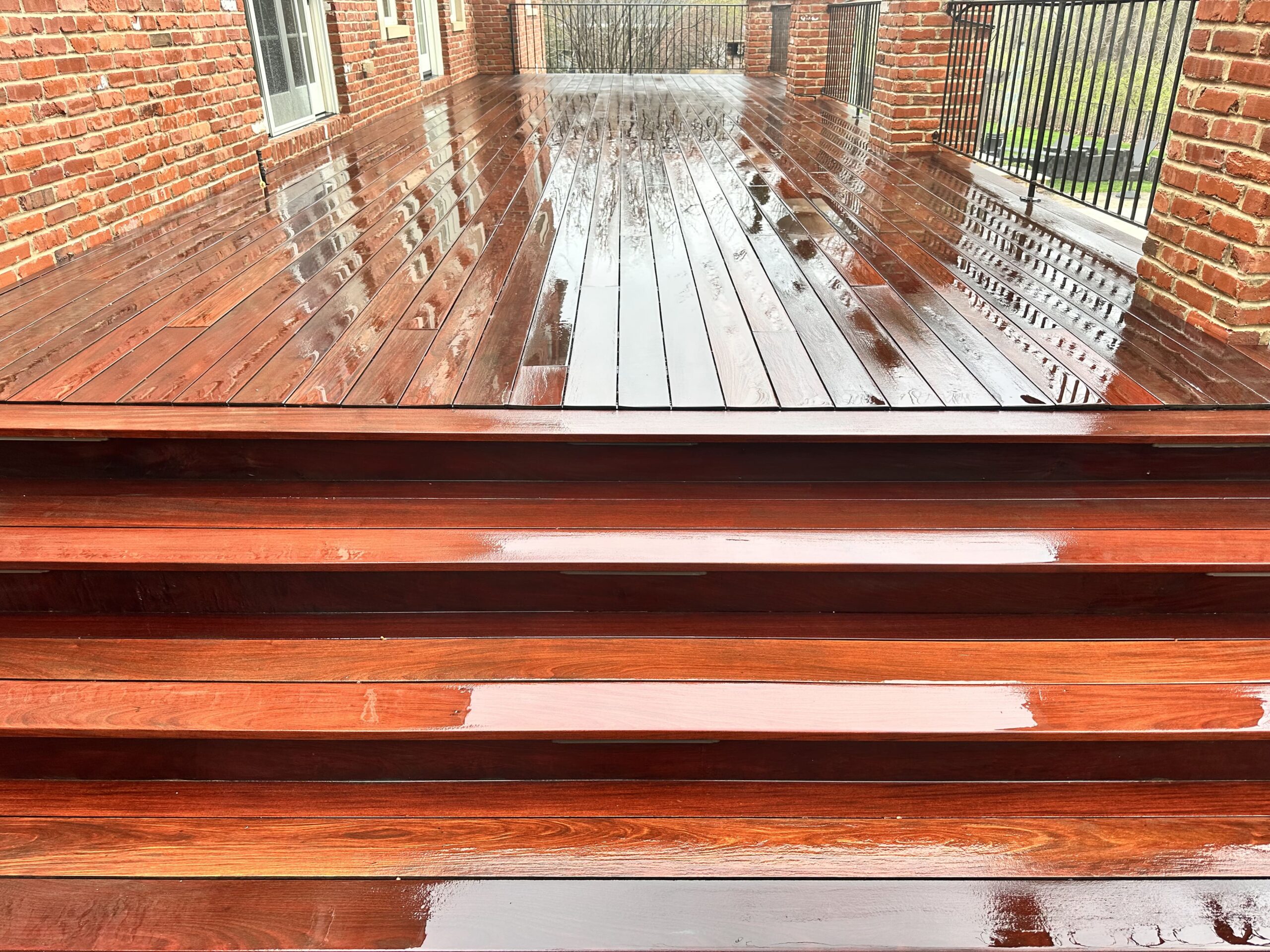 Limitless Exterior Cleaning fence and deck staining service