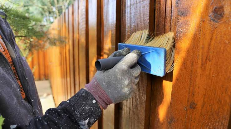 Exterior Cleaning Gallery professional fence and deck staining project