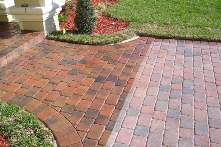 Paver Sealing for an outdoor paver surface