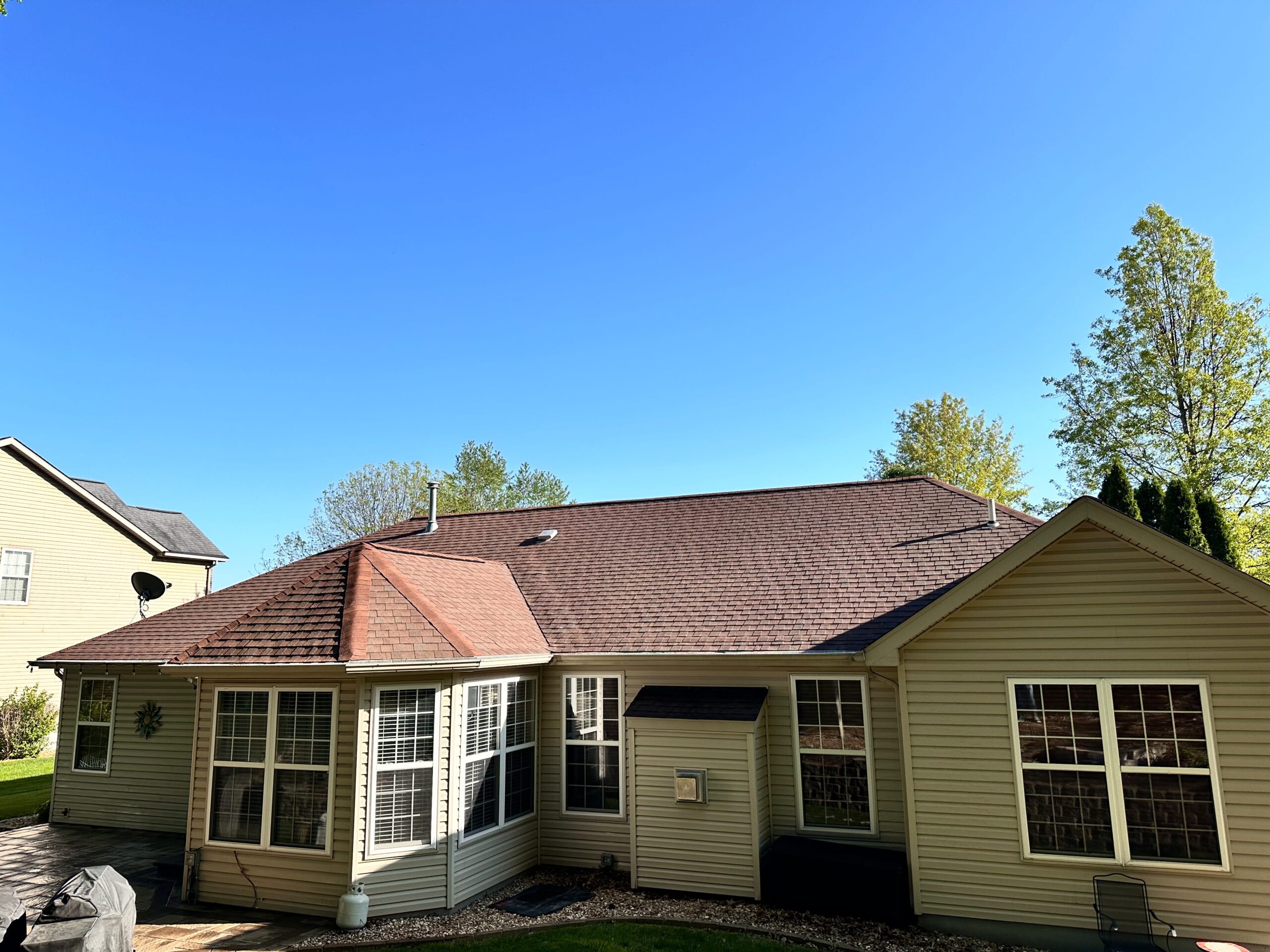 Contact Limitless Exterior Cleaning roof washing project